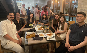 Presenters at dinner ISMRM 2025