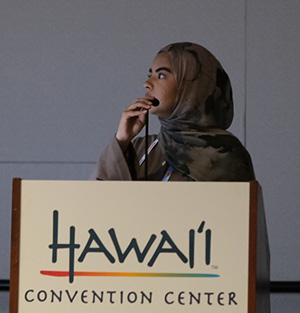 Safa Hameed at ISMRM 2025