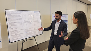 Saad Enan Mohammad Ali Abu Zahra gives Northwestern research presentation