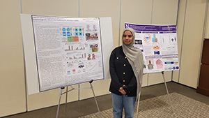 Safa Hameed gives Northwestern research presentation